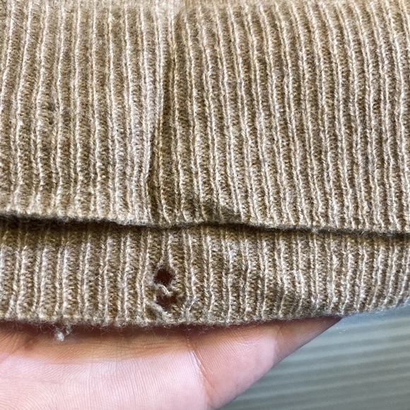 Apt. 9 - L coffee cashmere long sleeve sweater - Picture 4 of 8